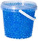 trendfinding 1 Liter Eimer aus Kunststoff mit Deckel Deko Hydro Wasser Perlen Kugeln künstliche Blumenerde Aquaperls Aqualinos zum Dekorieren Ø 0,8 bis 1,2 cm (Blau_SM)