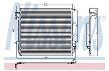 Nissens 94839 Kondensator, Klimaanlage