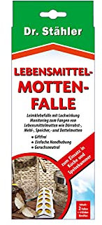 Dr. Stähler 002202 Mottenfalle, Lebensmittel, 4 Klebestreifen