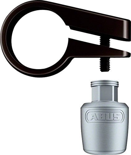 ABUS Cierre tija de sillín/de nutfix tija Clamp/Lock, diámetro de 30, Plata