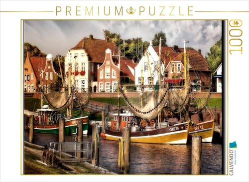 CALVENDO Puzzle Der alte Hafen Greetsiel | 1000 Teile Lege-Größe 64 x 48 cm Foto-Puzzle für glückliche Stunden