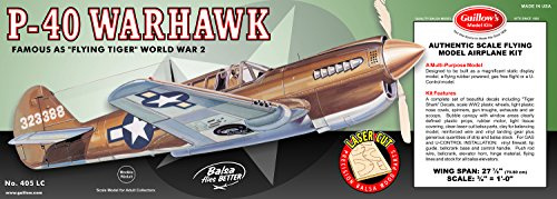 Guillows Wooden Scale Model - P-40 Warhawk