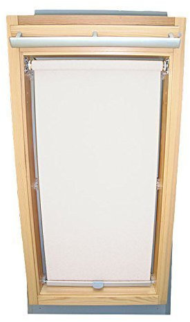 Hochwertiges Sichtschutzrollo Rollo für Velux RHL-EP GGL,GPL,GHL,GTL 606 weiss // Sichtschutzrollo/Sichtschutz-Rollo/Fensterrollo