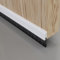 STORMGUARD 02SR0720914W White 914 mm Draught Excluder Cover Clip Bottom Door Brush Seal, 914mm / 36inches Long