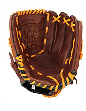 GL-120 REG braun Baseballhandschuh, Leder, Wettkampf, Infield, Baseball (Rechte Hand Wurf)