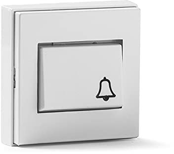 FAMATEL – Pulsador timbre | Serie 5000 | 10A | 250V | 65 x 65 mm | Blanco