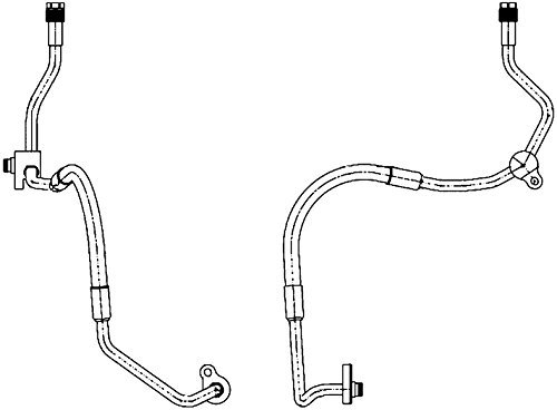 BEHR HELLA SERVICE 9GS 351 338-461 *** PREMIUM LINE *** Tubería de alta presión, aire acondicionado, de compresor aire acondicionado a condensador