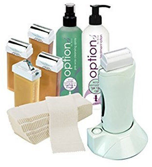 Hive Hand Held Roll on Wax Warmer Roller Waxing Depilatory Heater Kit 100g for Hair Removal CODE: HOB6018
