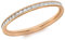 CARISSIMA Damen Ring 9k (375) Rotgold Zirkonia Band - Größe L