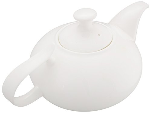 Wilmax WL-994000/1C Porcelain Teapot, White, 1150 ml Capacity