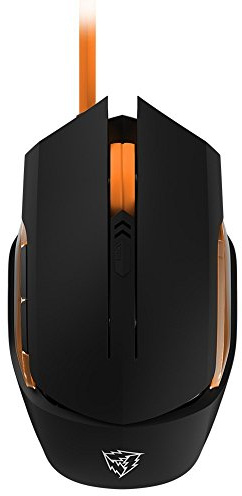 ThunderX3 TM10OR Mouse Ottico da Gaming, 3000 dpi, Arancione