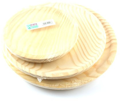 ARTEMA Plato de Madera de Pino de 30 cm para Pulpo a la Gallega