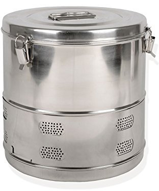 GIMA 26687 Rund Sterilisator Trommel für Autoklaven und Heißluft, 290 mm x 290 mm