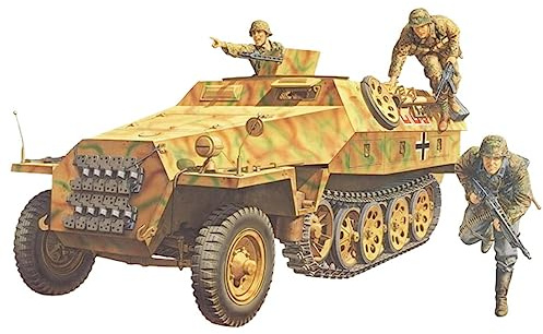TAMIYA 300035195 – 1: 35 WWII special force 251/1 half chain vehicles transport (4).