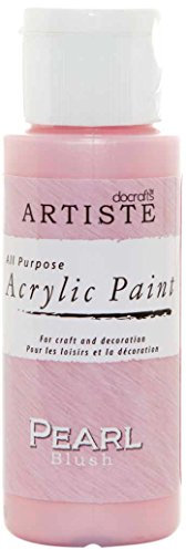 Artiste Acrylic Paint Medium 59ml 2Oz Pearl Blush, Quick-Drying Professional Art, Craft And Hobby Artists Paint, Vibrant Colour, Water-Based Paints Cover All Surfaces With Ease, Ideal For Travel Artists