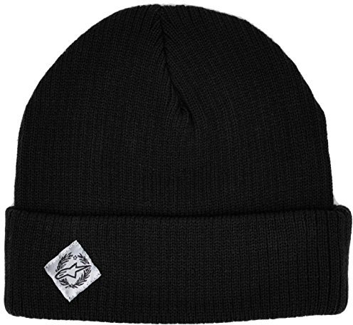 Alpinestars Herren Spruce Beanie Strickmütze, Schwarz-Schwarz, Einheitsgröße