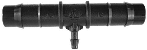 Barbed Micro Irrigation Pipe reducing tee 16mm(od) to 4mm (od) (Pack of 5)