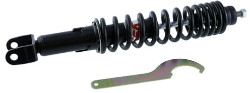 Stoßdämpfer YSS Mono PRO-X 285mm kompatibel mit GILERA Runner 125 FX SP DD | Double-Action Dämpfersystem, Vorspannung einstellbar; oben M9, unten 10mm/33mm; kompatibel mit PIAGGIO Diesis 50, Fly 50