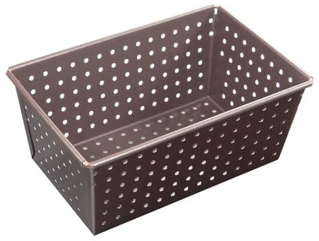 GOBEL - Moule à pain perforé - Acier - Revêtement antiadhérent bicouche - 16 cm - Fabriqué en France