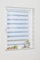 K-home Klemmfix Doppelrollo Andorra ohne Bohren Weiß 110 x 150 cm (B x L)