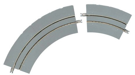Tomytec 017950 - Tram-System, 4 Gebogene Schienen, Radius 103 mm