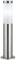HiLight 103108 Gartenleuchte, Edelstahl, Standleuchte, Wegleuchte, Gartenlampe 45 cm