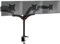 Duronic Triple Monitor Arm Stand Desk Mount DM553 3 PC Screen Riser Black Spring Powered For 5kg Display 15-27 Inch VESA 75 100 | 21 22 24 27 Inches