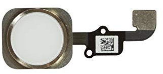 OnlyTech - Homebutton mit Flexkabel Weiss kompatibel mit iPhone 6 / iPhone 6 Plus