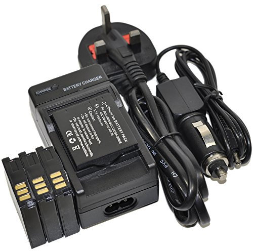4x DB-60 Battery+Charger AC/DC Single for Ricoh BJ-6 BJ6 DB60 DB-65 DB60 G600 G700 G700SE GR Digital II III IV GX200 Camera