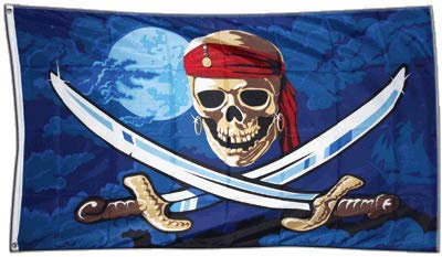 Digni drapeau Pirates des Caraïbes 90 x 150 cm