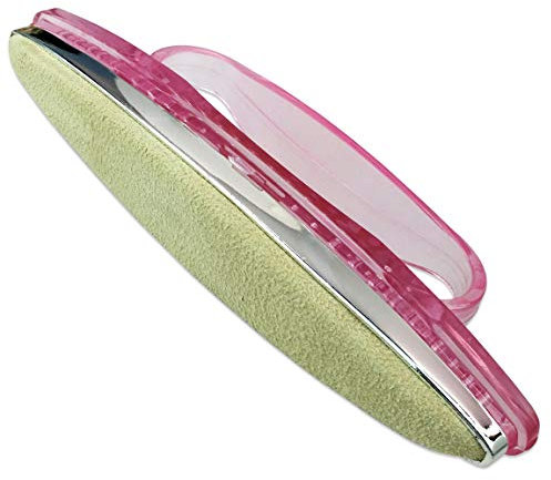 Beauticom Professional Chamois Nail Buffer Polish Manicure Tool with Removable Cover