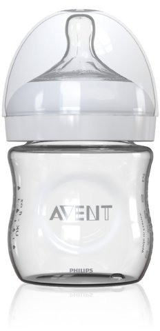 Philips AVENT 120ml Natural Glass Bottle, 1-Pack