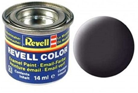 Revell Peinture émail Couleur Noir Mat (Goudron Finition Mat) 14 ML