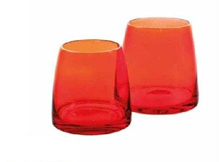 fade Lot de 6 verres à eau Cevic 300 ml Orange