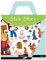 Maildor 566401O Packung Stick´Story (4 Stickerbögen und 2 Kulissen, ideal für Kinder ab 5 Jahren, Bauernhof) 1 Pack