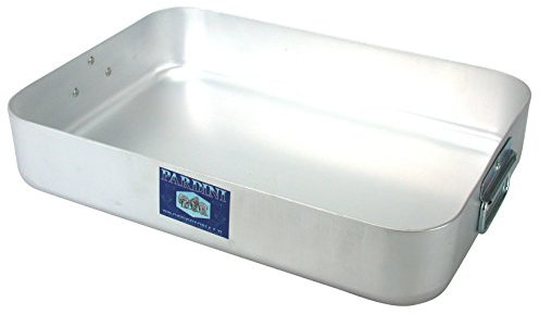 PARDINI Omnia Parini-Fuente de Horno de Aluminio para hoteles, Alta J, Metal, Gris, 10 cm
