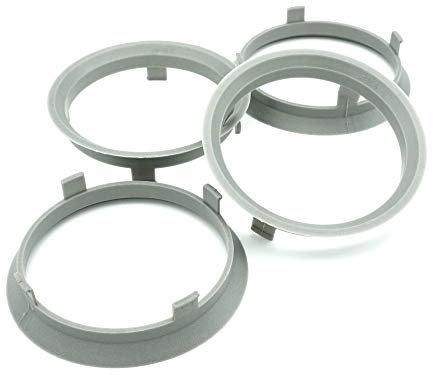 4 anelli di centraggio 70,1 x 66,6/70,1 su 66,6 grigio compatibile con discreto