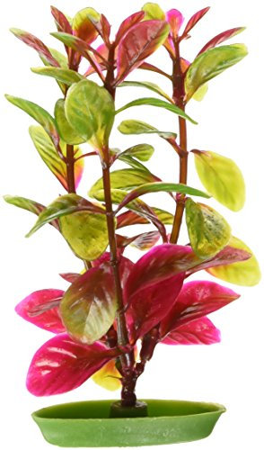 Marina Plantas Plásticas Aquascaper Pequeñas Ludwigia Roja, 12,5 cm