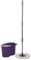 Duett - Conjunto De Fregar Compuesto por Cubo con Escurridor Especial Y Fregona De Microfibra, Palo De Aluminio. Morado.