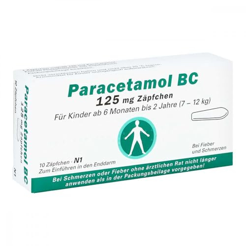Paracetamol BC 125 Mg Suppositorien 10 stk
