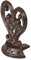 Door Stop Wedge Cast Iron Love Heart Vintage Style Spring Summer Wedding Anniversary Doorstop Gift (M514)