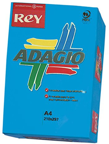 Rey Adagio A4 80gsm Deep Blue Paper - 1 Ream (500 Sheets)