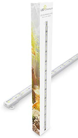 LED Aquariumleuchte - Spritzwassergeschützt - 50cm Länge mit Netzteil - Kaltweiß 6000K 1200Lm 9W