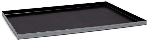 Bandeja Rectangular de aluminio bordes rectos soldadas aleación 3003, diámetro 60 x 40 cm