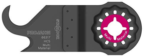 Projahn 66317 Messer UNIVERSAL Carbide Technology; Hartmetall-Aufsatz für oszillierende Multitools mit STARLOCK Aufnahme; Schaubere Schnitte in verschiedenseten Materialien; Tugston Carbid 24x11mm