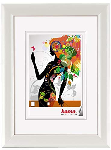 Hama Wandrahmen Malaga, Kunststoff, 13 x 18 cm, weiß