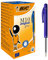 Bic M10 Original einziehbarer Kugelschreiber Blau, 50 Stück (1er Pack)