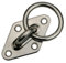 ARBO-INOX Augplatte mit Ring Deckenhaken Edelstahl 65 x 40 mm