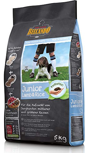 Belcando Junior Lamb & Rice [5 kg] Hundefutter | Trockenfutter für empfindliche Junghunde | Alleinfuttermittel für Junghunde ab 4 Monaten