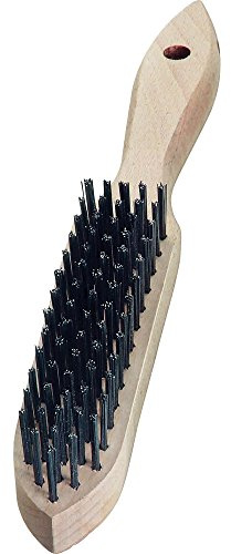 Lessmann Handbürste 5 Reihen STA glatt ca. 0,35 mm, 100051EZ
